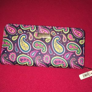 NWT Simply Southern Phone Wallet Paisley & Anchors
